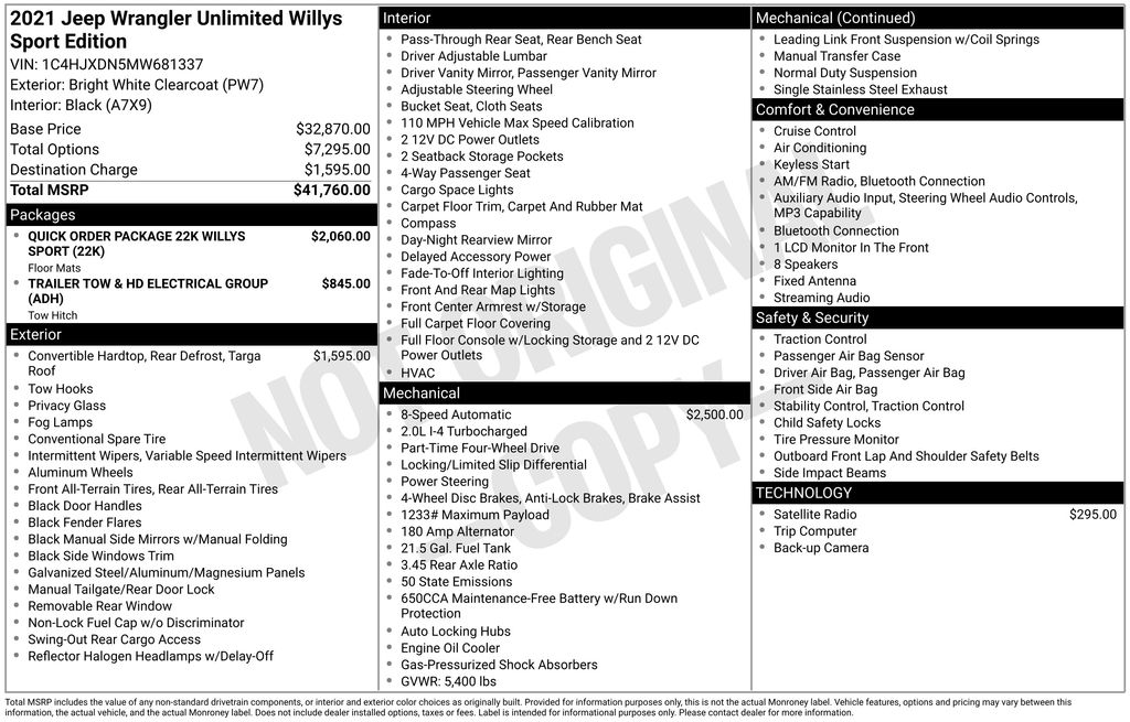 jeep wrangler unlimited 2021 1C4HJXDN5MW681337 image jeep wrangler unlimited 2021 1C4HJXDN5MW681337 image